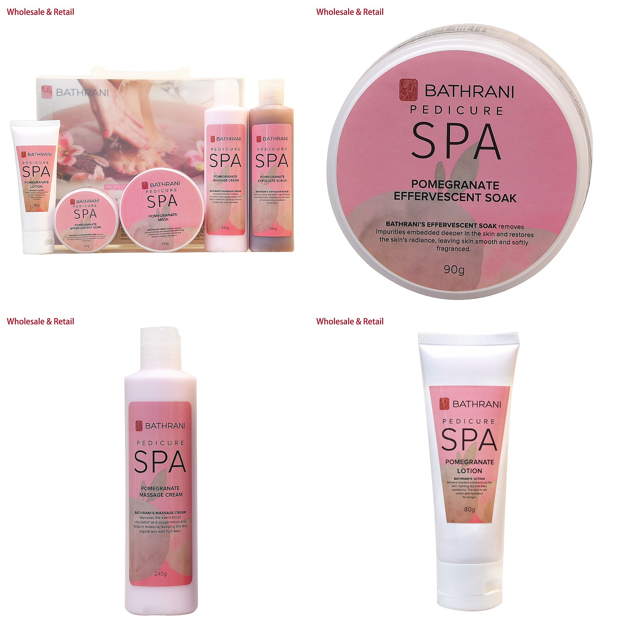 Spa Pedicure Kit 5-Step Foot S - Luxury Skincare & Spa 评论和价格